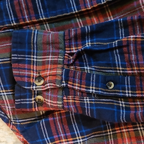 G.H. Bass&Co. Rainbow Flannel Button-up Shirt - Picture 5 of 6